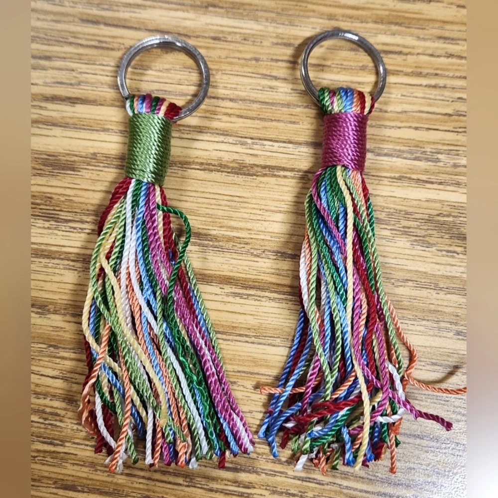 Restoration Hardware Set of 5 Multi-Color Tassels